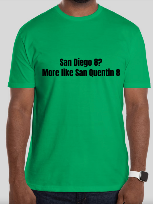 San Diego 8?  More like San Quentin 8